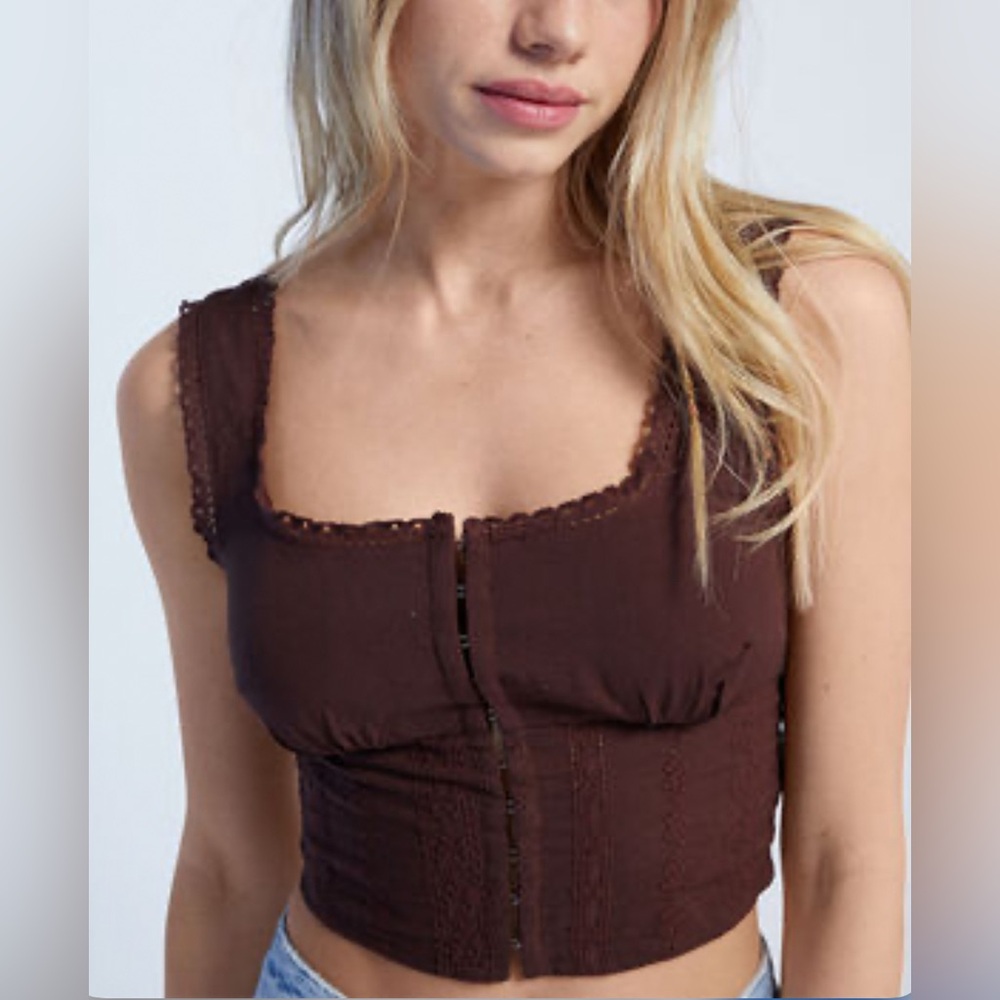 LA Hearts Femme Hook-And-Eye Top